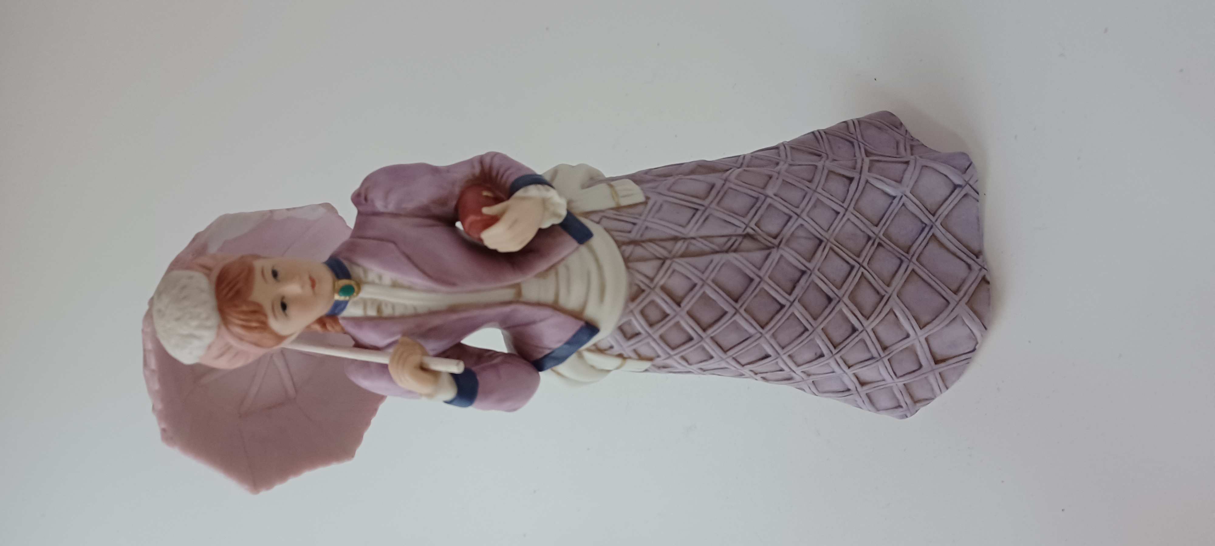 Vintage Porcelain Figurine - Victorian Lady with Parasol